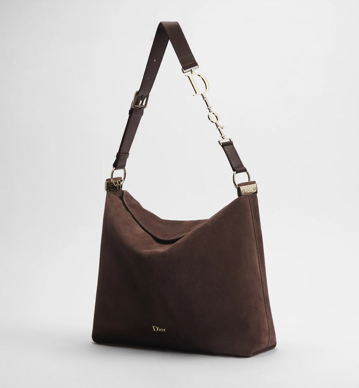 Large Suede Shoulder Bag