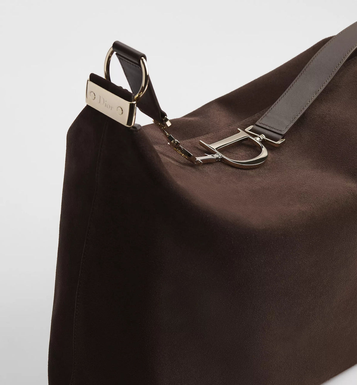 Large Suede Shoulder Bag
