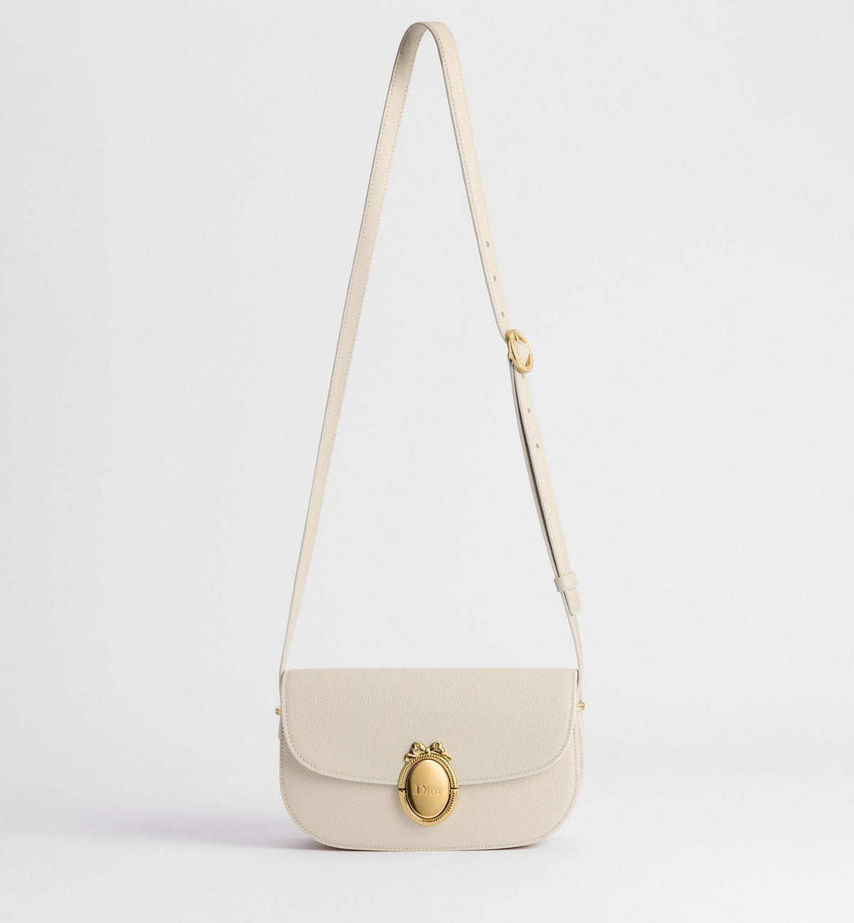 Women's Small Médaillon Flap Bag With Grained Calfskin And Médaillon Clasp