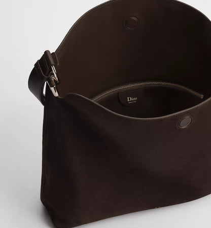 Large Suede Shoulder Bag