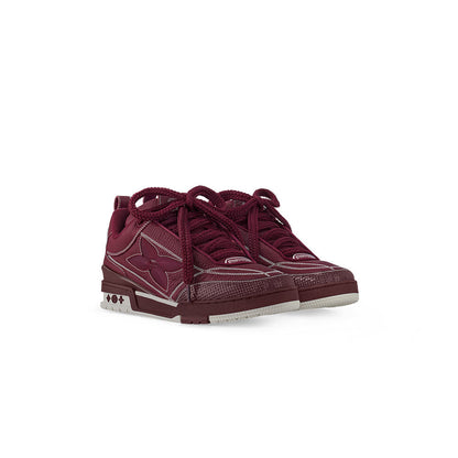 Louis Vuitton LV Skate Sneaker â€˜Burgundy Monogram Flowerâ€™