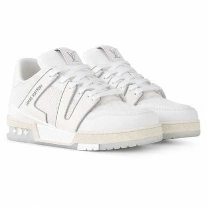 LV Trainer Sneaker White