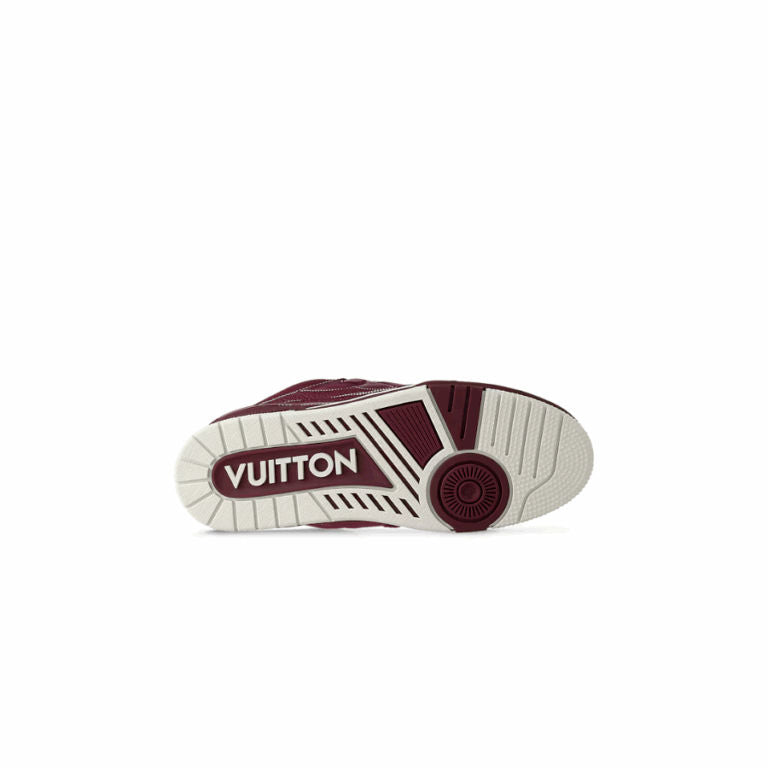 Louis Vuitton LV Skate Sneaker â€˜Burgundy Monogram Flowerâ€™