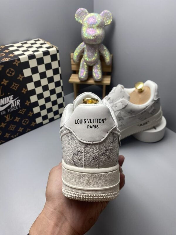 Louis Vuitton x Nike Air Force 1 Frost White Luxe Edition (Custom)