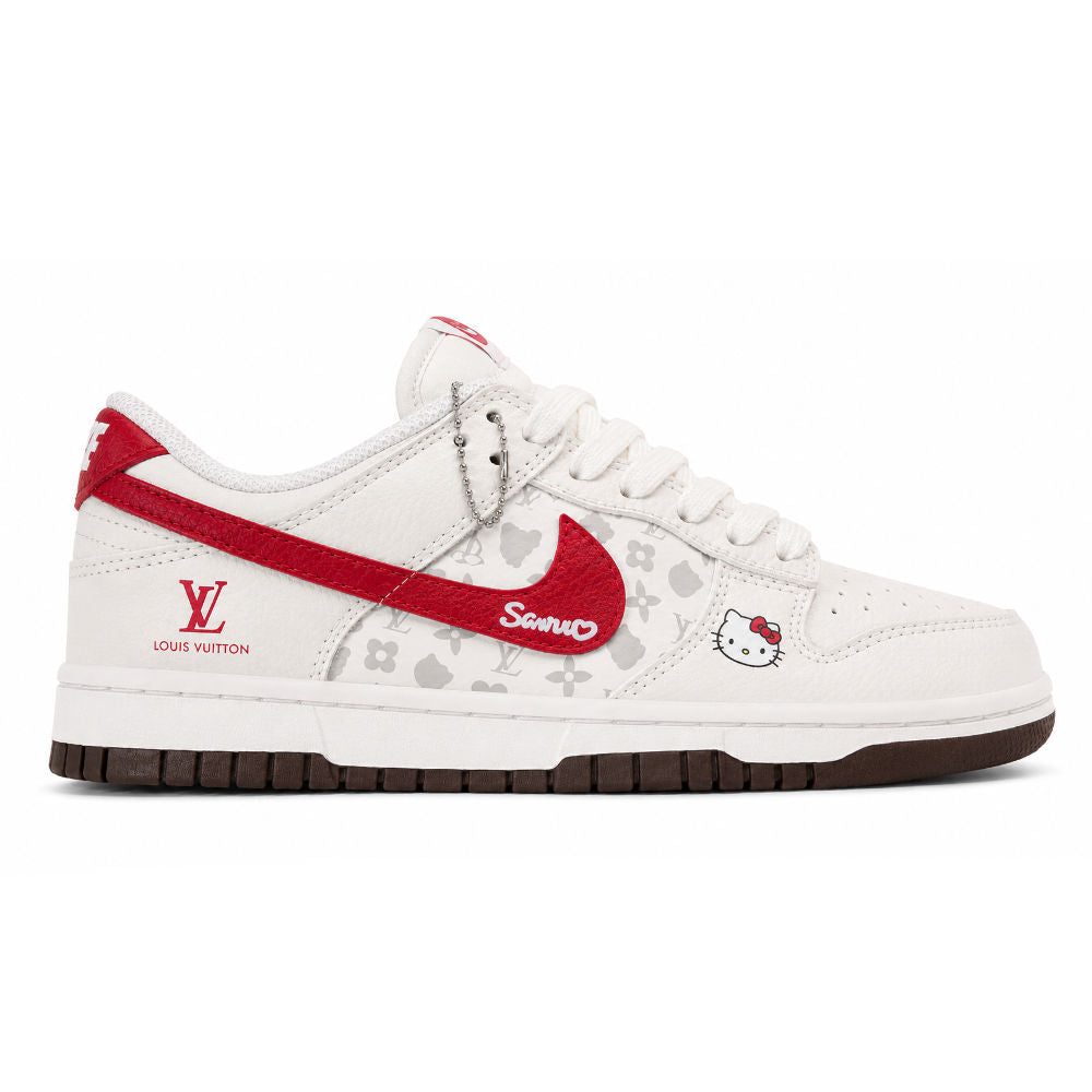 LV x Nike Air Force 1 Low â€œHello Kitty Monogram Redâ€