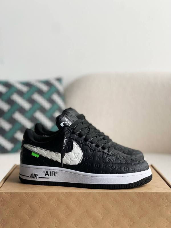 Air Force 1 x Louis Vuitton 07 Low â€˜By Virgil Abloh Black/Whiteâ€™ Best Quality