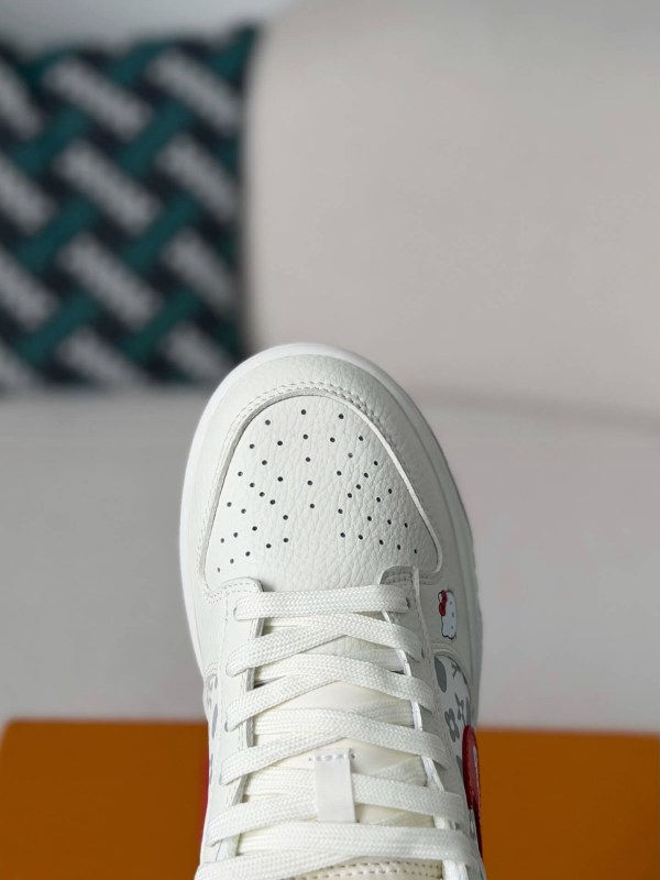 LV x Nike Air Force 1 Low â€œHello Kitty Monogram Redâ€