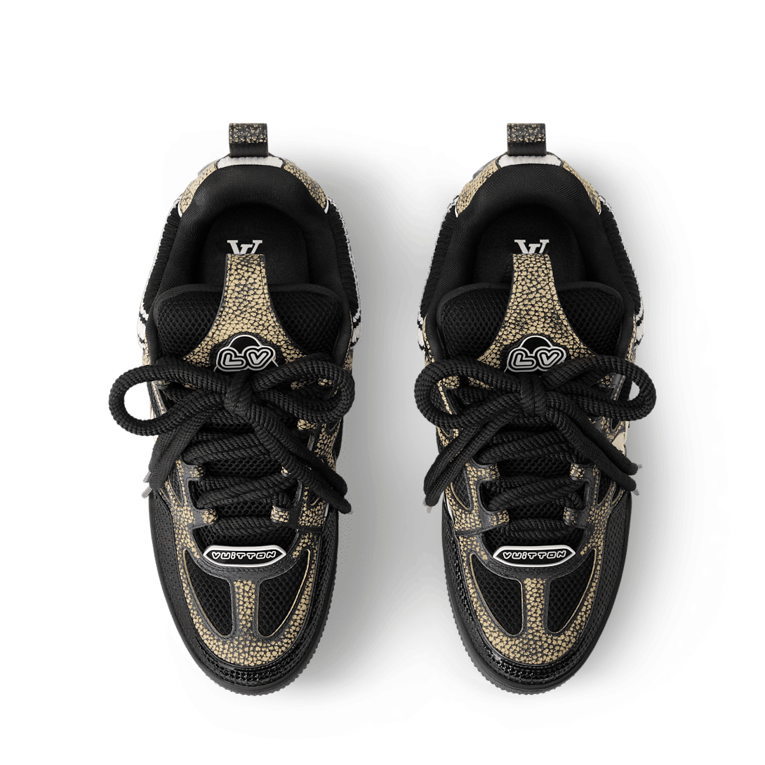 LV Skate Sneaker Black Crystal