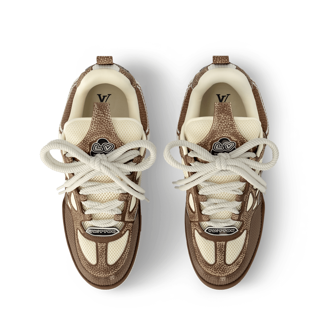 LV Skate Sneaker Brown Crystal