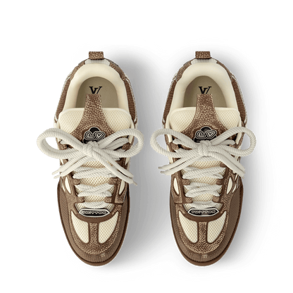 LV Skate Sneaker Brown Crystal