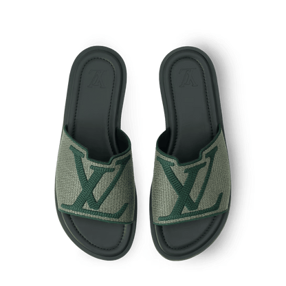 LV Portofino Mule Green