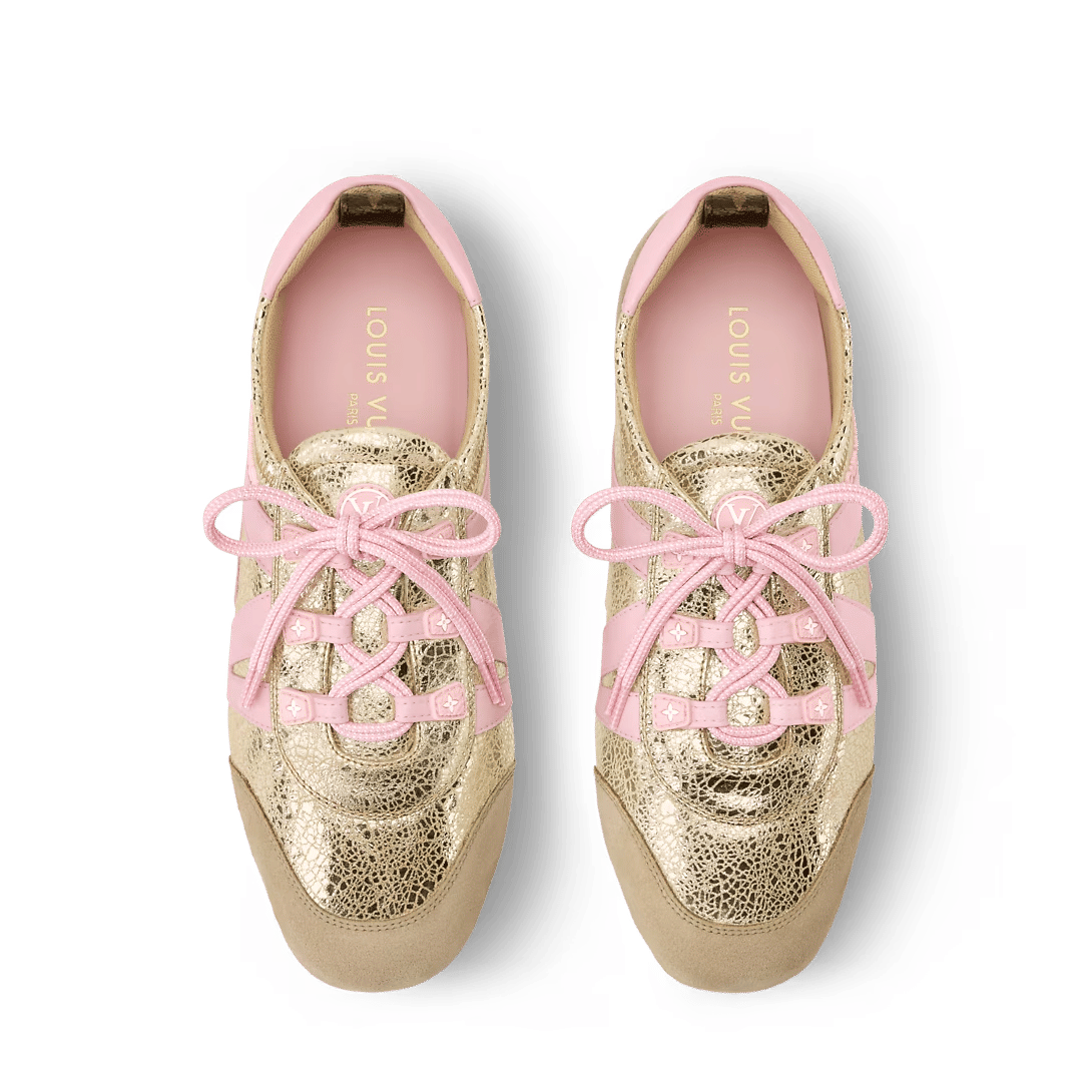 LV Sneakerina Gold Pink