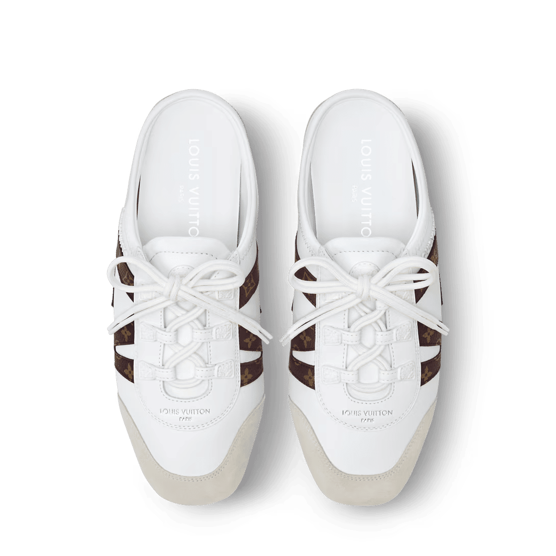 LV Sneakerina Open Back White