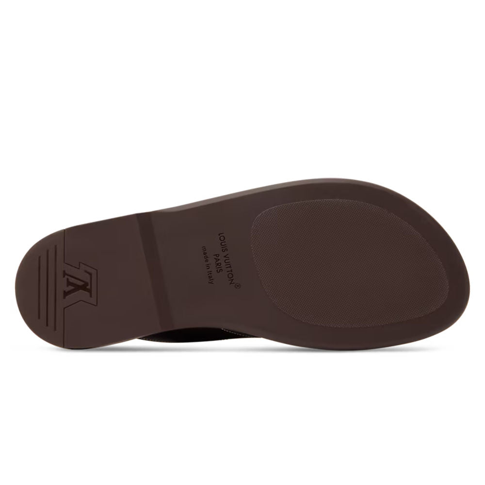 LV Sunset Thong Brown