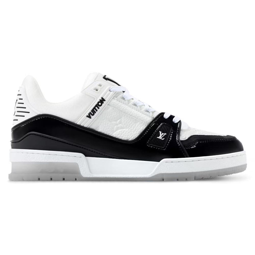 LV Trainer Sneaker Black White