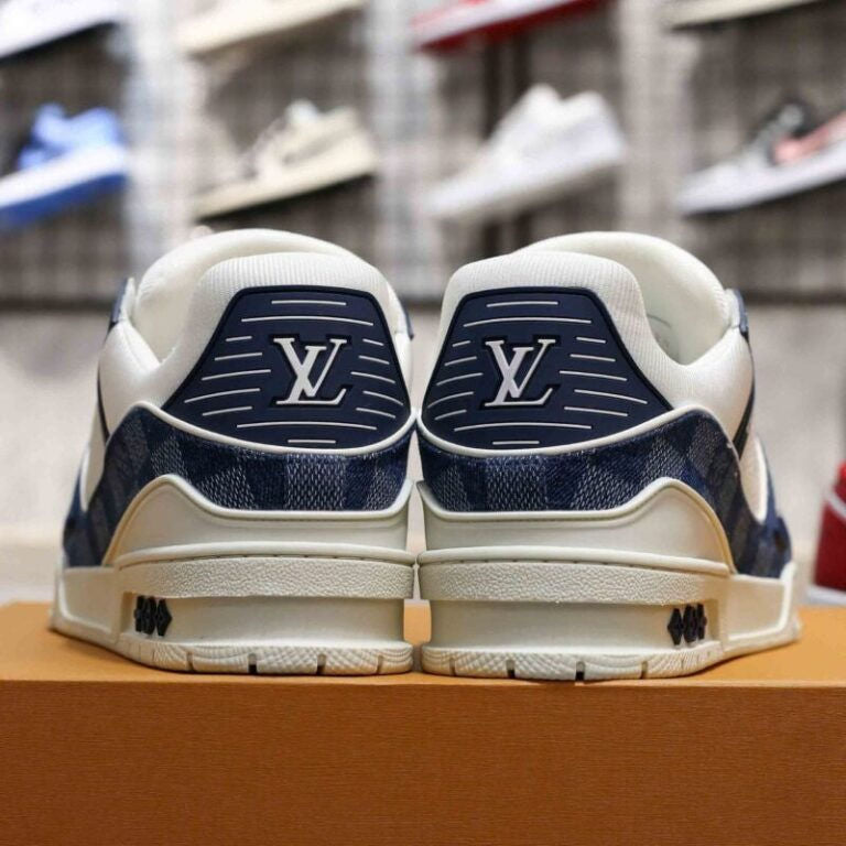 Louis Vuitton LV Trainer Sneaker â€˜Damier Denim Blueâ€™