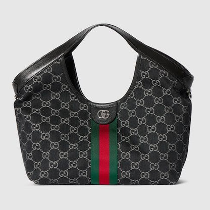 Small Tote Bag Giglio Denim With Tonal Trim