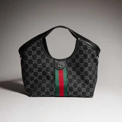 Small Tote Bag Giglio Denim With Tonal Trim