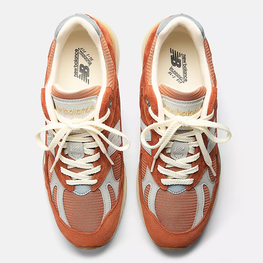 Men's Made in UK 991v2 Vintage Sports Lifestyle Shoes