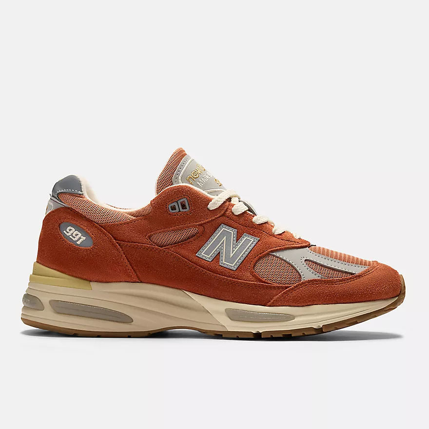Men's Made in UK 991v2 Vintage Sports Lifestyle Shoes