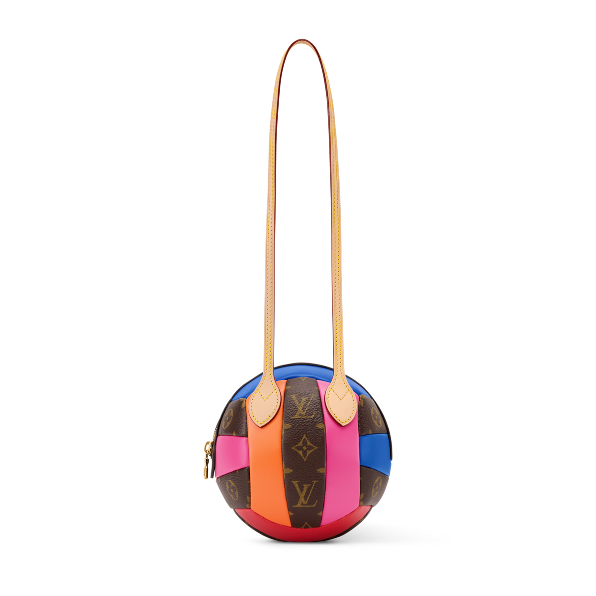 Ace Bag Monogram Pop Coated Canvas Gold-Toned Hardware
