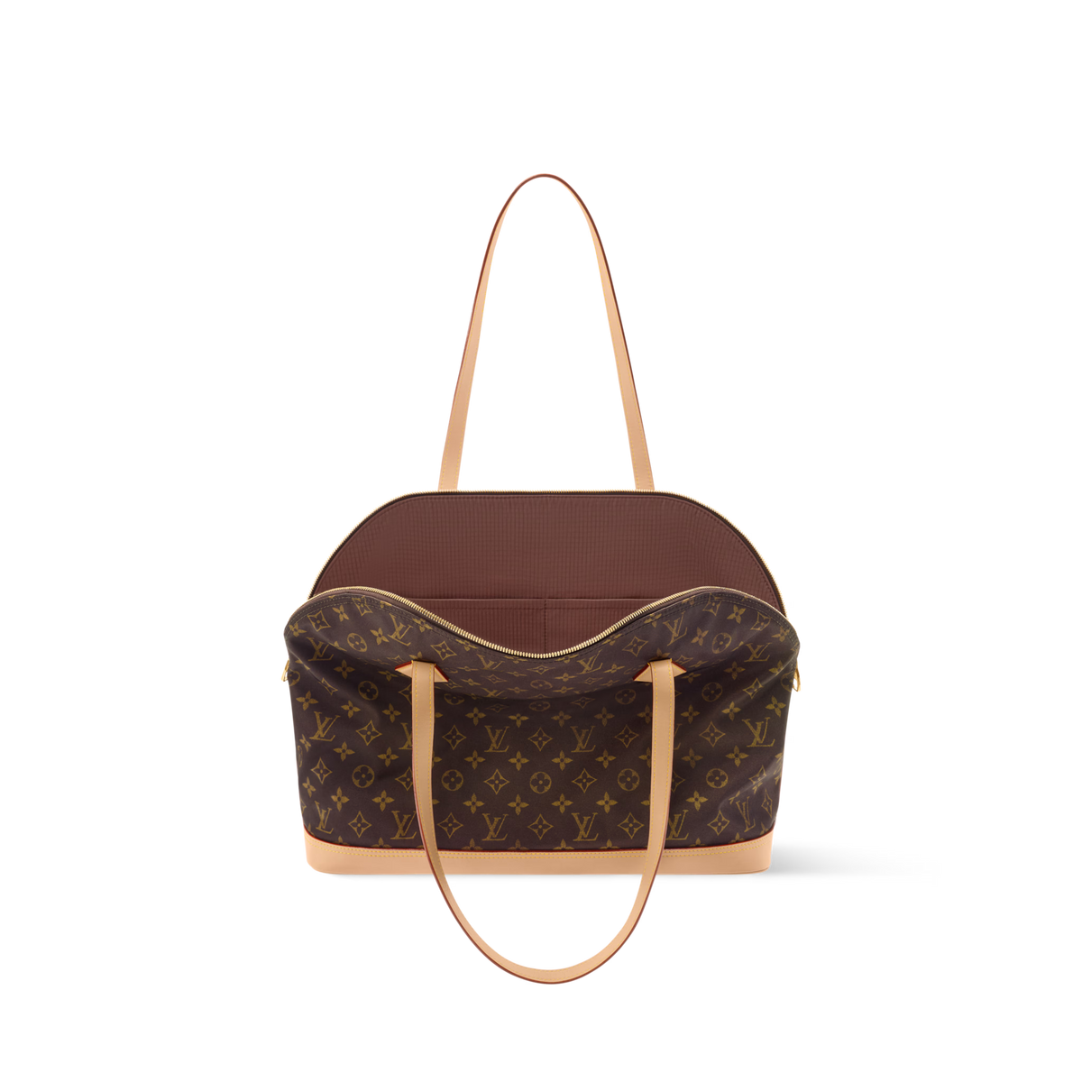 Alma Shoulder MM Monogram Silk Tech Gold-Toned Hardware