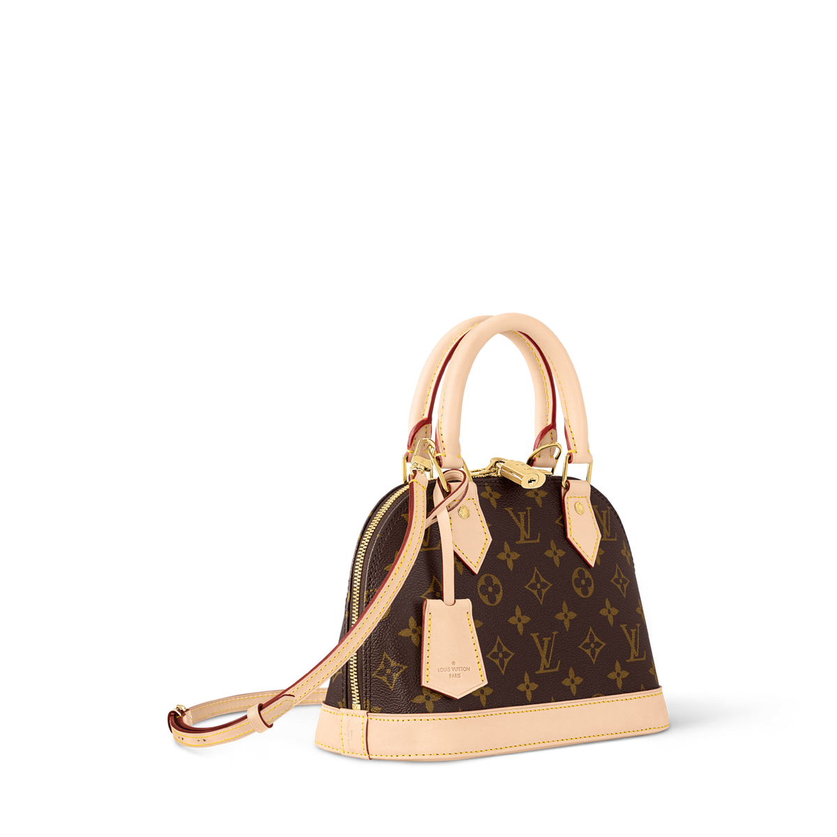Alma BB Monogram Coated Canvas Gold-Toned Hardware