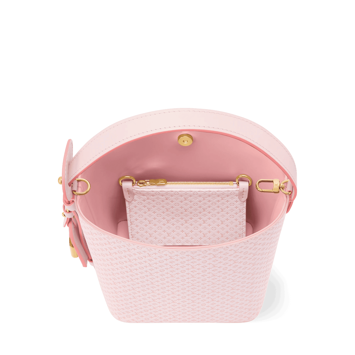 Women's All In BB Light Bliss Minigram Calfskin Handbag