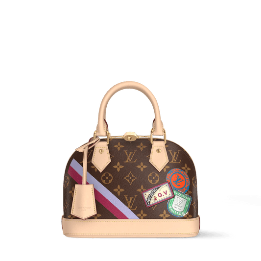 Women's Alma BB Mon Monogram Coated Canvas Handbag P01917