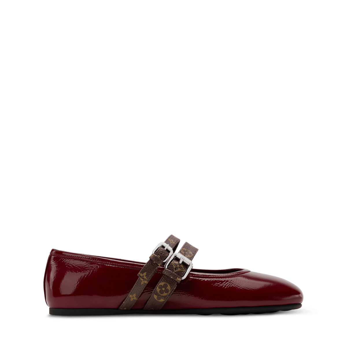 Women's Bella Mary-Jane Ballerina Bordeaux Naplak Leather 1AJLPR