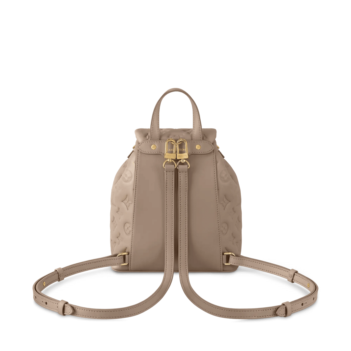 Women's Coussin Backpack PM Monogram Embossed Lambskin Leather Backpack M13358