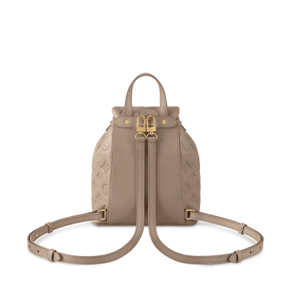 Women's Coussin Backpack PM Monogram Embossed Lambskin Leather Backpack M13358
