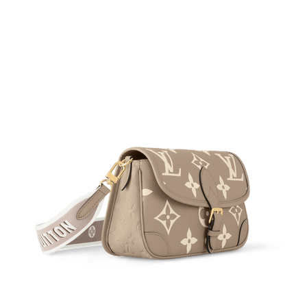 Women's Diane Monogram Empreinte Leather Satchel M46583