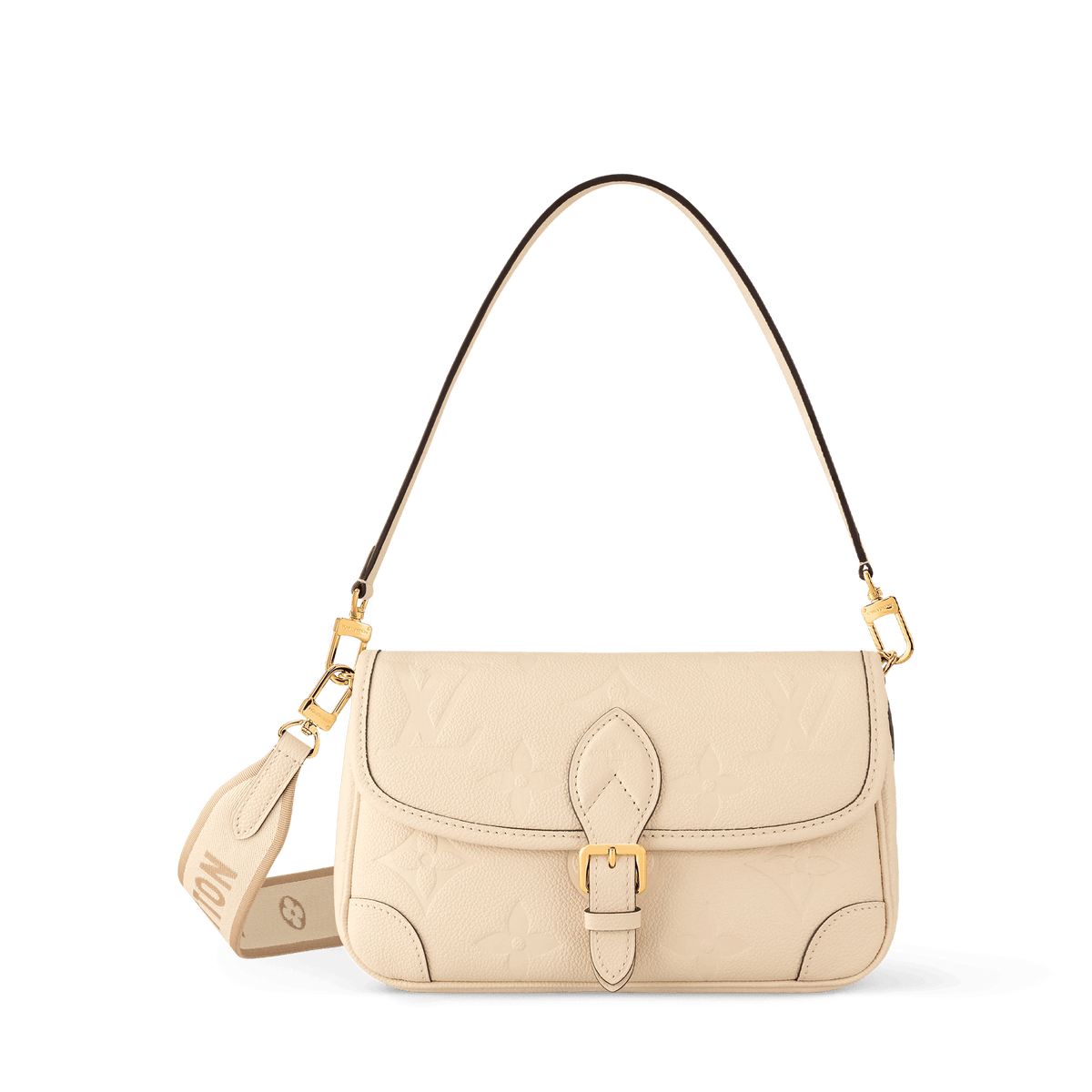 Women's Diane Monogram Empreinte Leather Satchel