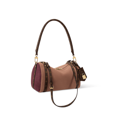 Women's Express PM Suede Monogram Rosewood Shoulder Bag