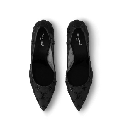Women's Gala Pump Black Mesh/Strass 1AIBX6