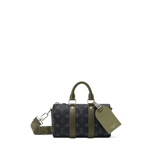 Men's Keepall 25 Bandoulière Bag Monogram Eclipse Khaki