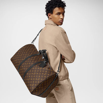 Keepall Bandoulière 55 Monogram Macassar M56714