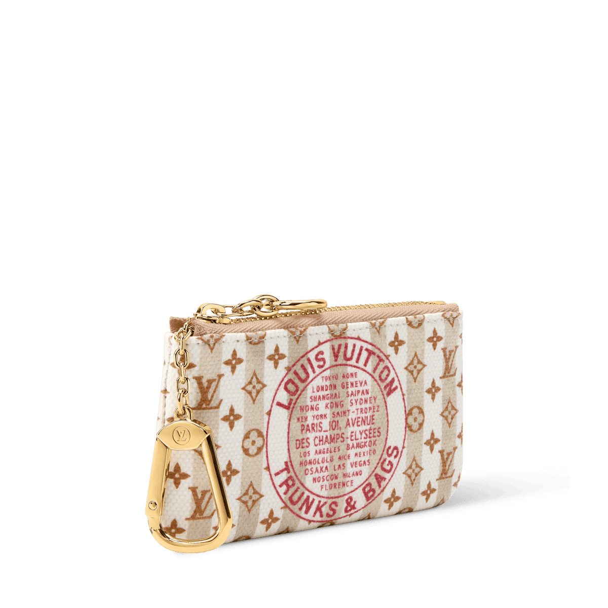 Women's Key Pouch Monogram Coated Canvas Card Holder M29023