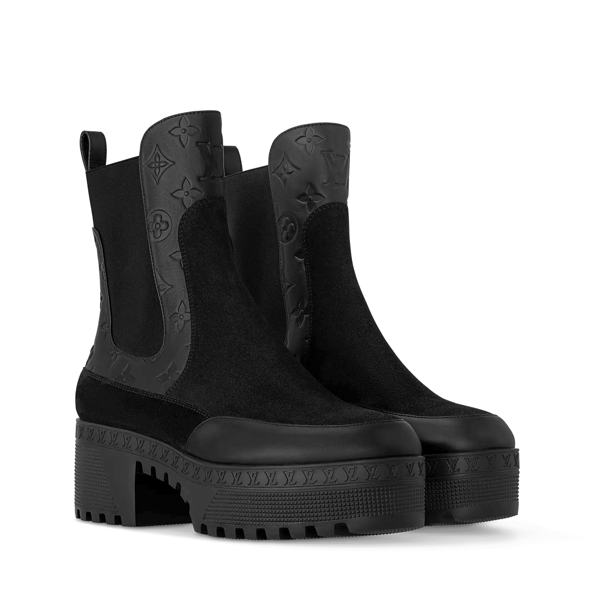 Women's Laureate Platform Chelsea Boot Black 1AC7W0