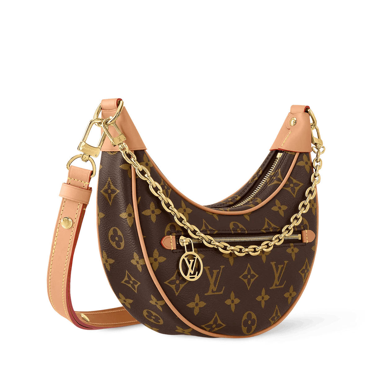 Women's Loop Monogram Coated Canvas Shoulder Bag M81098