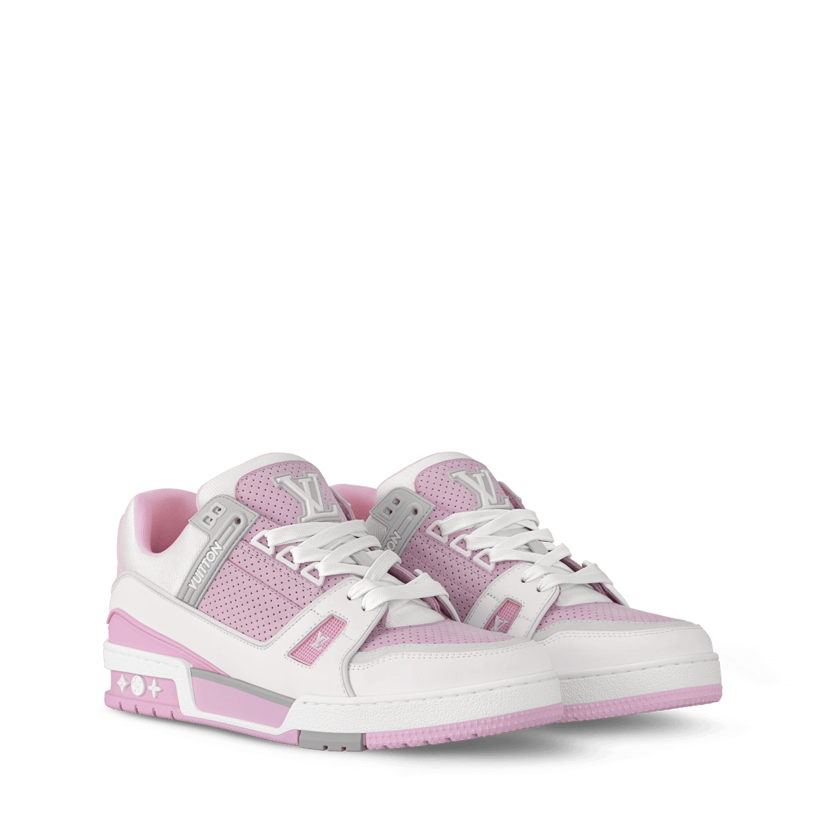 Women's LV Trainer Sneaker Perforated Calf Leather 1AHWSF