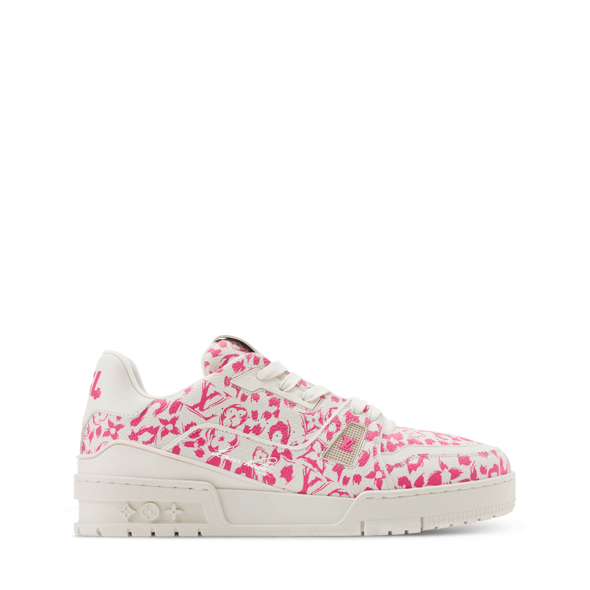 Women's Trainer Grained Calf Leather Sneaker 1AJJUR