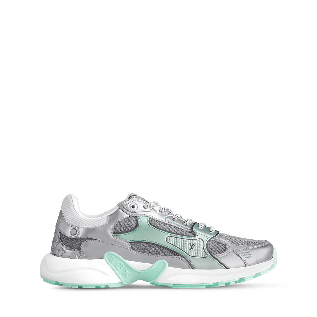 Women's LV Olympia Water Green Technical Sneaker 1AHOLH