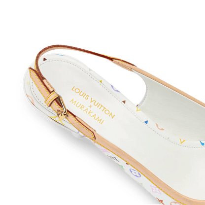 Women's 6AM Slingback Pump Monogram Multicolore Canvas 1AJKUU