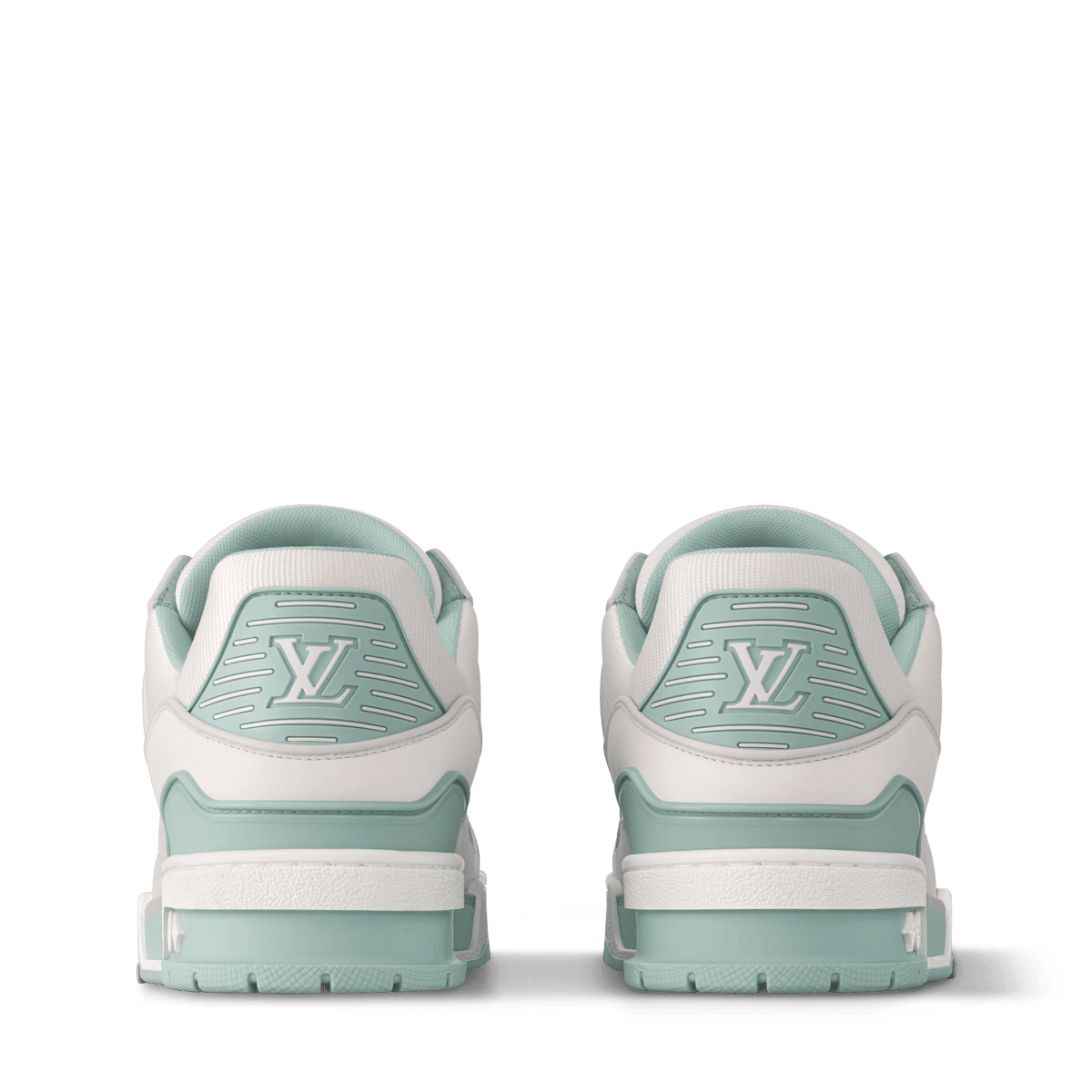 Women's LV Trainer Sneaker Perforated Calf Leather 1AHWRJ
