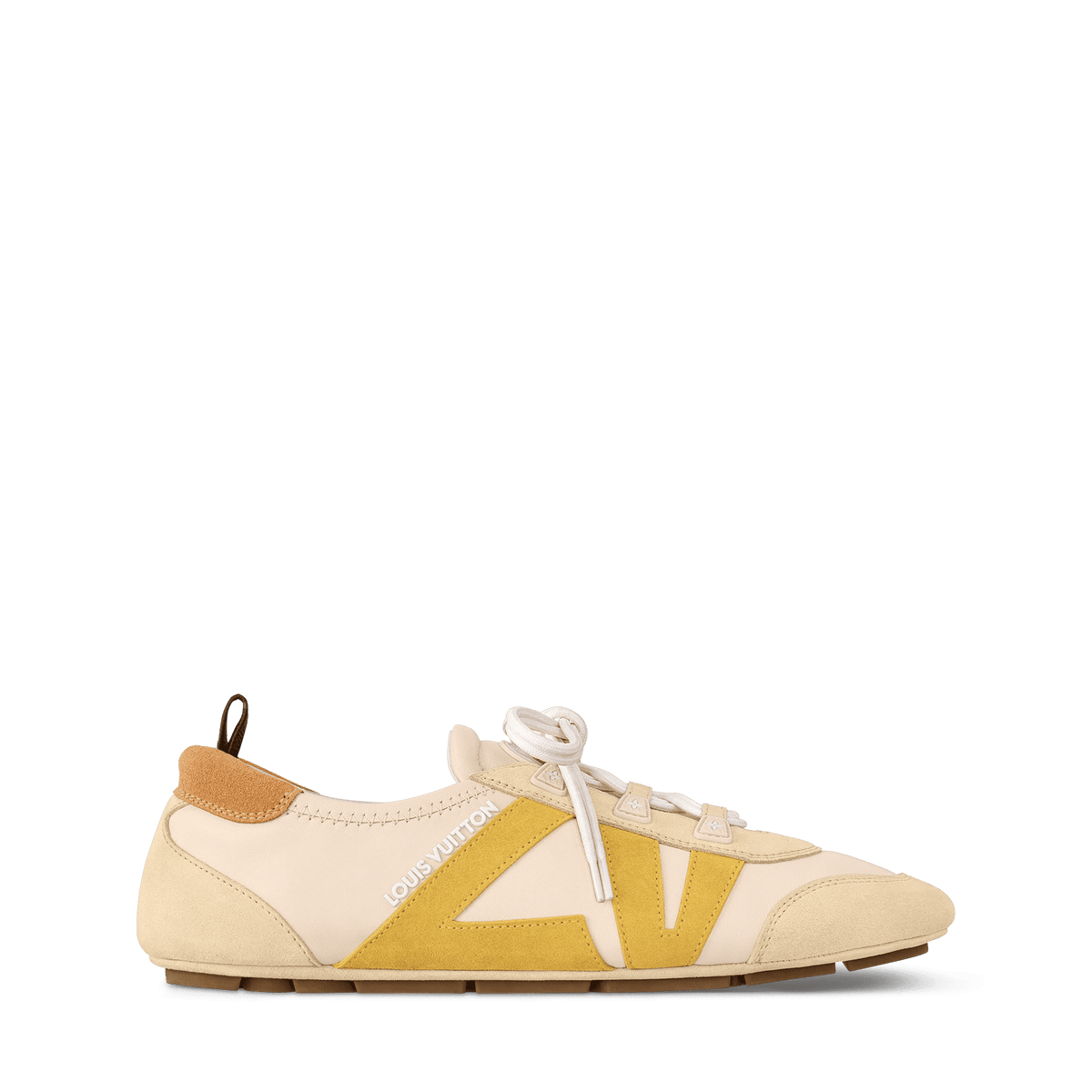 Women's LV Sneakerina Sneaker Light Beige Lambskin 1AHNEM
