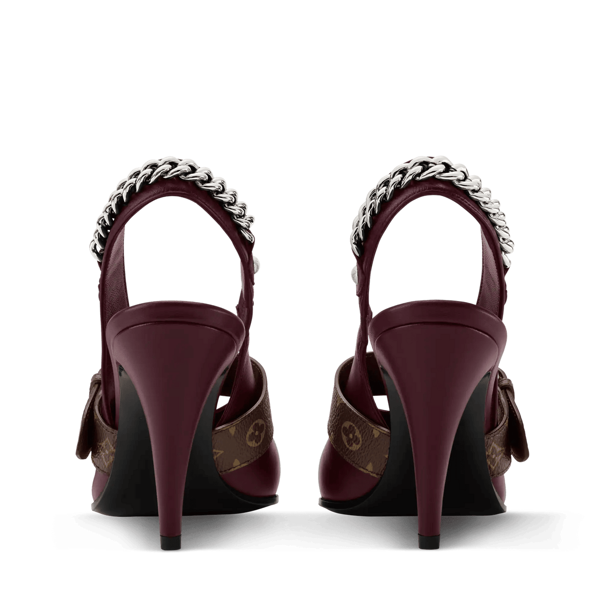 Women's LV Vibe Slingback Pump Bordeaux Lambskin 1AICOT