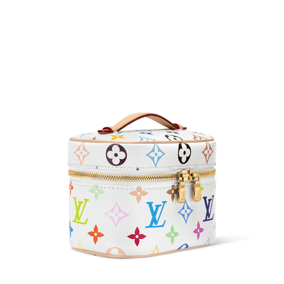 Nice Nano Vanity Case Monogram Multicolore Blanc M27941
