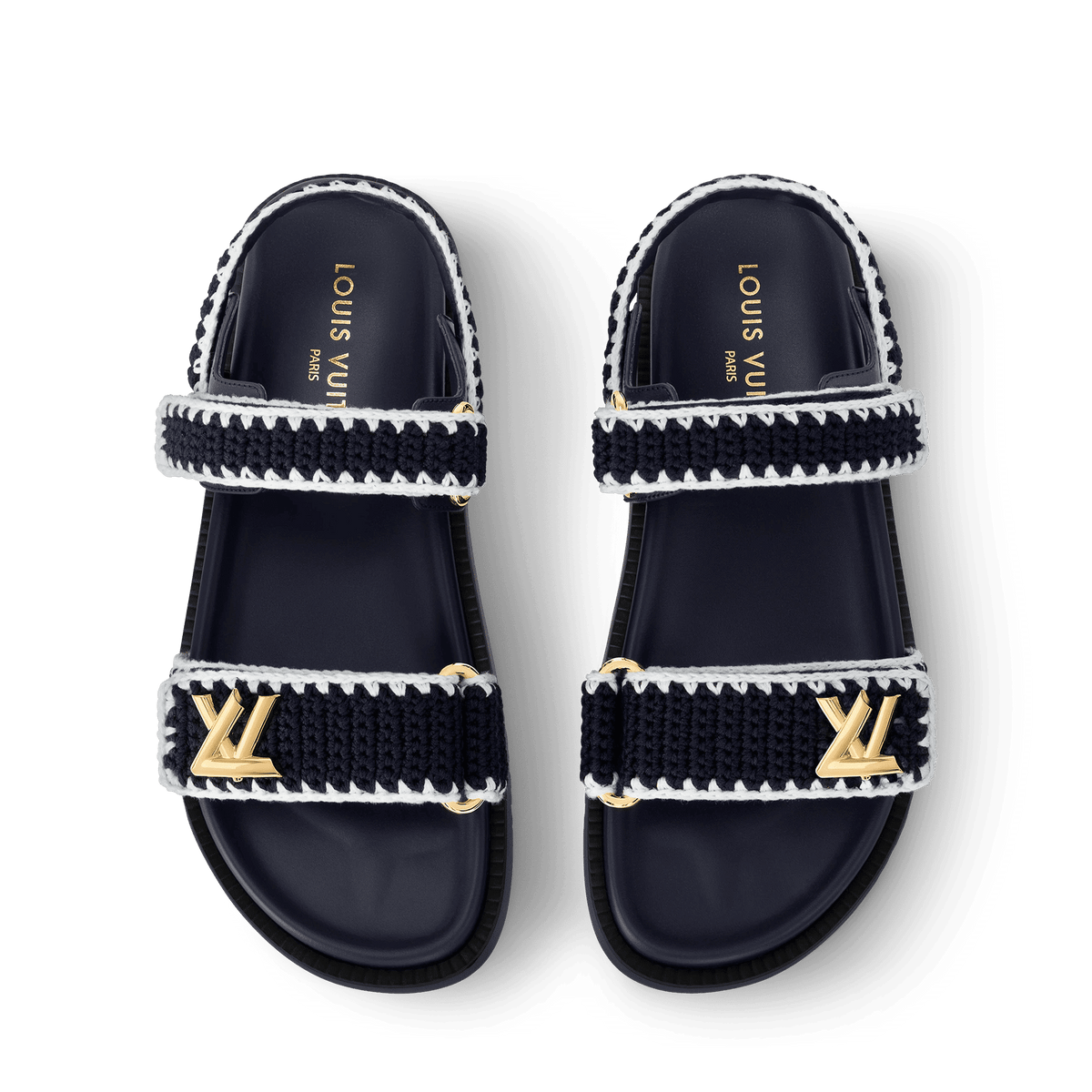 Women's LV Sunset Comfort Sandal Blue/White 1AHKI7